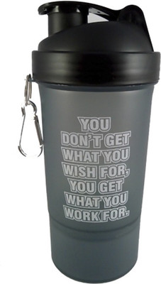 

Hyper Adam AN-21 Smart Shaker With Protein Compartment 600 ml Shaker(Pack of 1, Black)