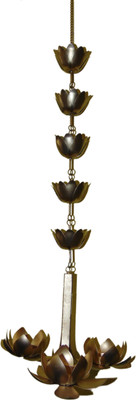 

lalji handicrafts Iron Tealight Holder Set(Gold, Pack of 1)