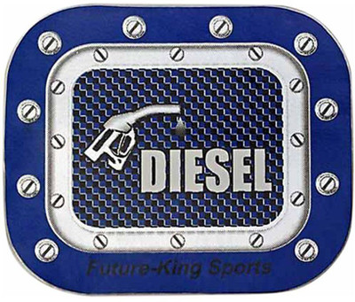 

Take Care Decorative Sticker for Hood, Sides(Blue, Silver)