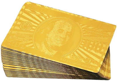 

VibeX ™ Playing Cards Deck in 999.9 Gold Plating Unusual Gift(Gold)