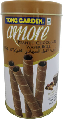 

Tong Garden Amore Chocolate Peanut Wafer Roll Crackles(300 g)
