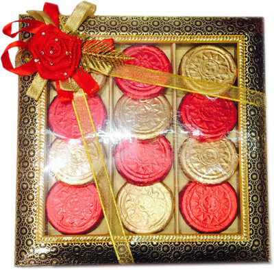 

Mystik 12 Pc Chocolate Biscuit Diwali Celebration Tray Brittles(300 g)