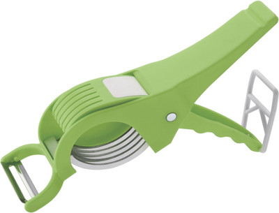 

irich Veggie Cutter with Peeler Chopper(1 No Veggie Cutter), Green