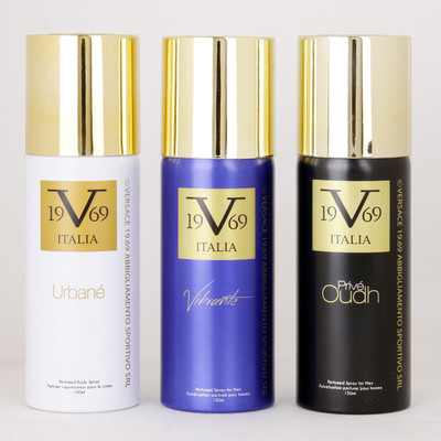 V 19.69 italia Deodorant Combo Set(Set of 3)