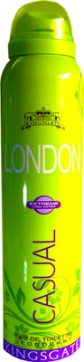 

Kingsgate London Casual Deodorant Spray - For Men & Women(200 ml)