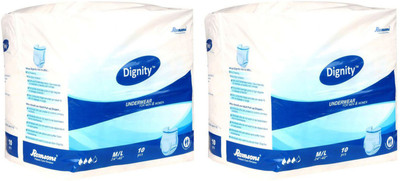 

Romsons DIGNITY PANT STYLE PULL UPS / ADULT DIAPERS, MEDIUM ( SET OF 2 PACKS OF 10 Pcs.) - M(20 Pieces)