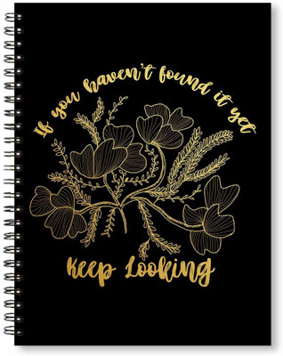 

Clixicle A5 Notebook(Life Goals, Black)