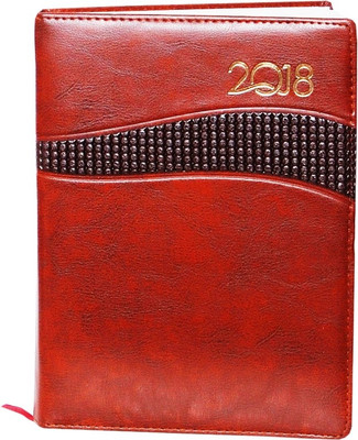 

Aahum Sales A5 Diary(DOUBLE COLOR LEATHERITE 2018 DIARY, Multicolor)