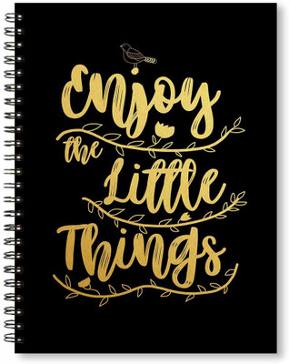 

Clixicle A5 Notebook(Life Goals, Black)