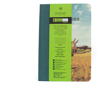 

MANOGYA A5 Notebook(5Series, Green)