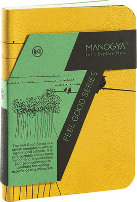 

MANOGYA Pocket-size Notebook(FEEL GOOD SERIES, Yellow)