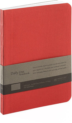 

MANOGYA Regular Notebook(DAILY USE SERIES, Red)