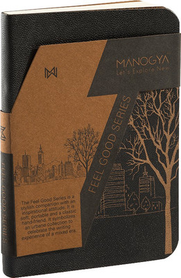 

MANOGYA Pocket-size Notebook(FEEL GOOD SERIES, Black)
