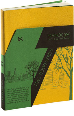 

MANOGYA Regular Notebook(FEEL GOOD SERIES, Yellow)