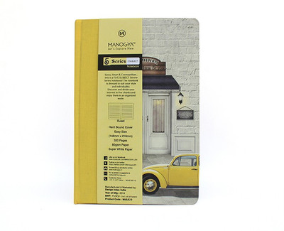 

MANOGYA A5 Notebook(5Series, Yellow)