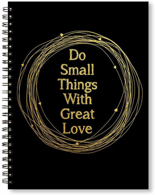 

Clixicle A5 Notebook(Life Goals, Black)