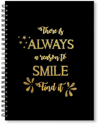 Clixicle A5 Notebook(Life Goals, Black)