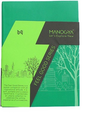 

MANOGYA A5 Notebook(FEEL GOOD SERIES, Green)