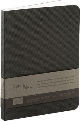 

MANOGYA A5 Notebook(DAILY USE SERIES, Black)