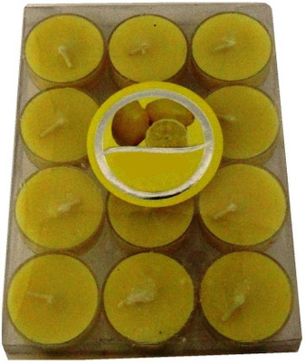 

VibeX � Richland Unscented Tealight Candles, White, Set of 12 Aluminium (Pack of 12) Table Diya Set(Height: 0.75 inch)