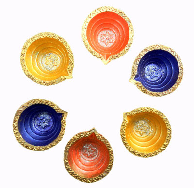 

Anant Ujwal Deep Diwali Diya Set Terracotta (Pack of 6) Table Diya Set(Height: 2 inch)