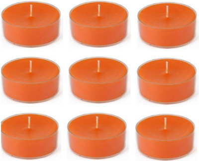 

Wonder World ® Stonebriar Tealight Candles, 6 to 7 Hour Extended Burn Time Candle(Multicolor, Pack of 9)
