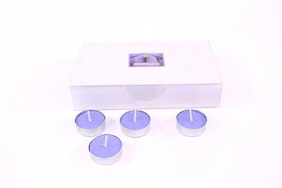 

Wonder World ® Your Home Unscented Tealight Candles with Clear Wick burn-Set of 4 Candle(Multicolor, Pack of 4)