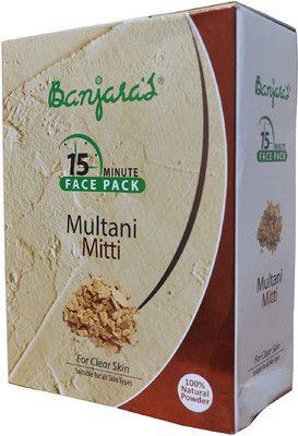 

Banjara's multani mitti 15minutes face pack(100 g)