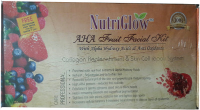 

nutriglow aha fruit facial kit 300 g