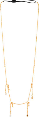 

The Ethnic Wears HEAD GEAR Hair Chain(Gold)