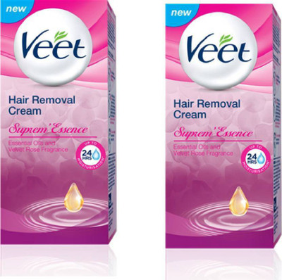 

Veet Hair Removal Cream - Supreme Essence(Pack of 2) Cream(100)