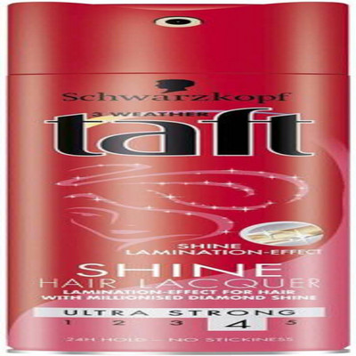 

Schwarzkopf Taft Shine Hair Spray Mega Strong 4 (RED) Spray(250 ml)