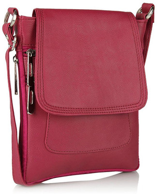 

Shahji collection Girls Red PU Sling Bag