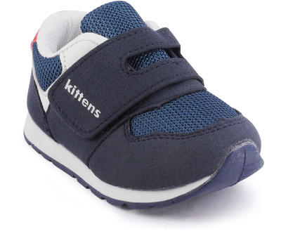 

KITTENS Boys Velcro Sneakers(Blue, Navy