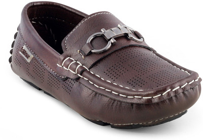 

KITTENS Boys Slip on Loafers(Brown
