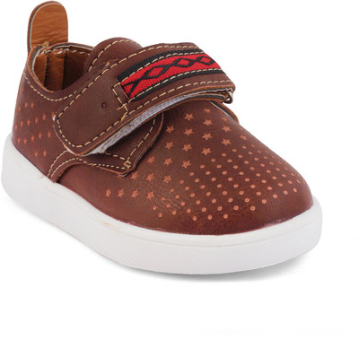 

KITTENS Boys Velcro Loafers(Brown