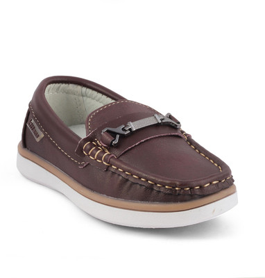 

KITTENS Boys Slip on Loafers(Brown