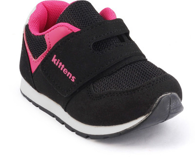 

KITTENS Boys Velcro Sneakers(Black