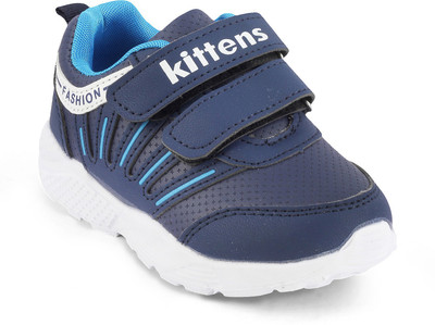 

KITTENS Boys Velcro Sneakers(Blue, Navy