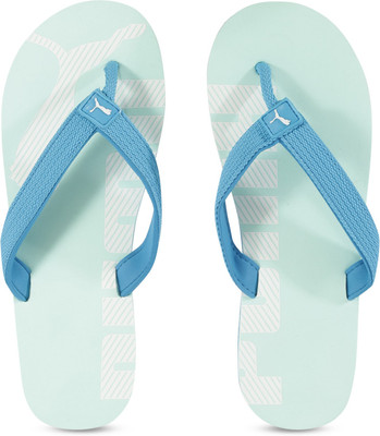 

Puma Boys & Girls Slip On Slipper Flip Flop(Light Blue, Aruba blue-hawaiian ocean