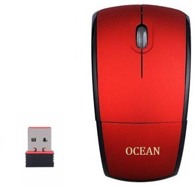 

Oxza Ocean 2.4Ghz Foldable ARC Wireless Optical Gaming Mouse(USB, Red)