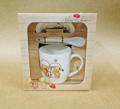 Reddish Milkmug 004 Bone China Mug(300 ml), White