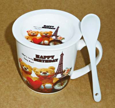 

Reddish Milkmug 002 Bone China Mug(300 ml), White