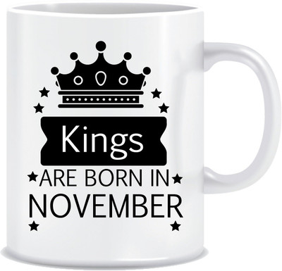 

Everyday Desire Kings are Born in November ED234 Ceramic Mug(300 ml), Multicolor