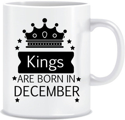 

Everyday Desire Kings are Born in December ED240 Ceramic Mug(300 ml), Multicolor