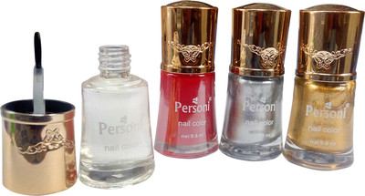 

Personi Combo of 4 Multicolored Nail Paints multicolor(Pack of 4)