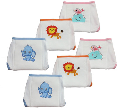 

Softcare Size Newborn premium cotton padded reusable baby nappy, White