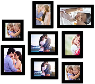 Make Home Happy MDF Photo Frame(Black, 8 Photos)