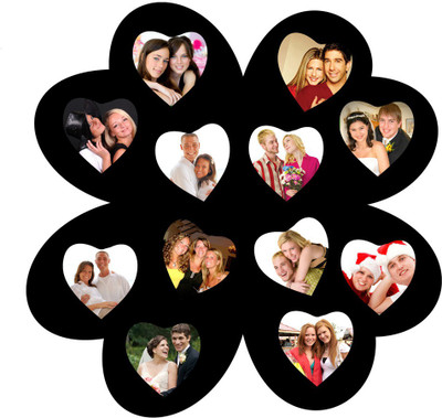 

Trendzy MDF Photo Frame(Black, 12 Photos)