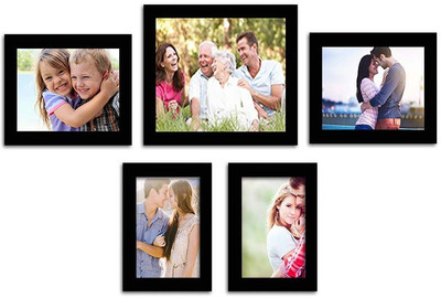 

Make Home Happy MDF Photo Frame(Black, 5 Photos)